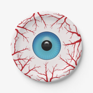 Plato De Papel Asombroso Eyeball