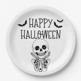 Plato De Papel Assiette en carton Happy Halloween