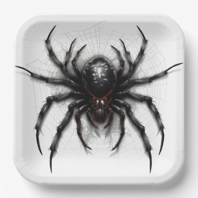 Plato De Papel Assiettes en carton  Arachnophobia (Anverso)