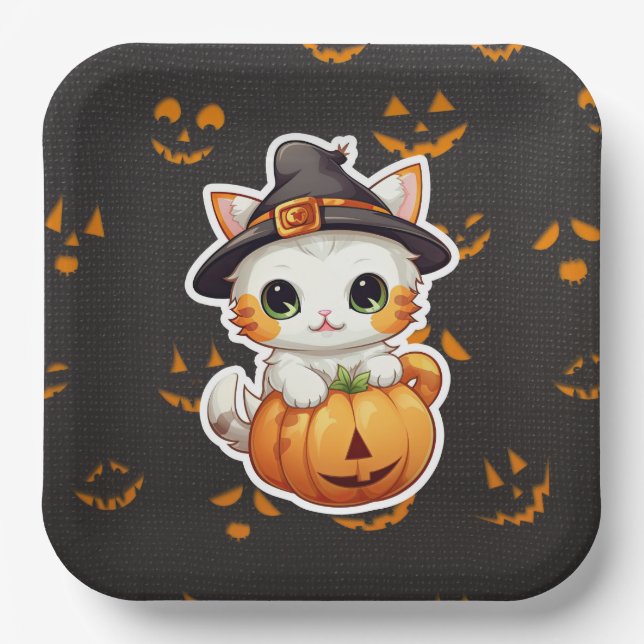 Plato De Papel Assiettes en carton Cute Série 7-8 (Anverso)