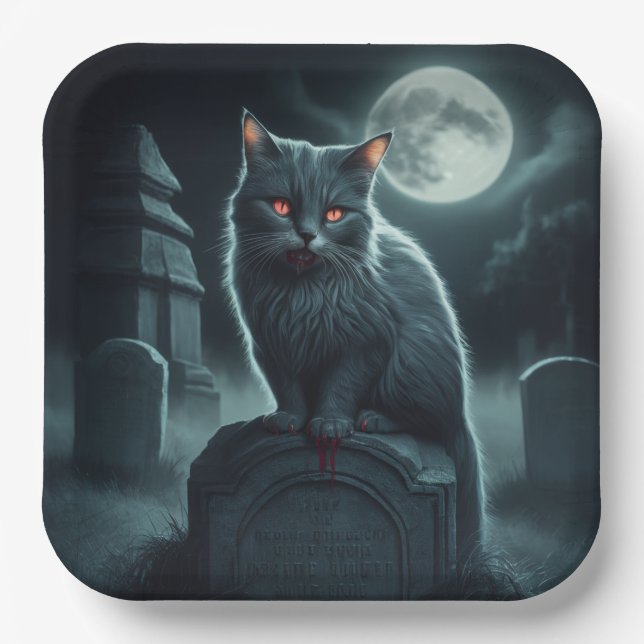 Plato De Papel Assiettes en carton Série 1 Dark 07 (Anverso)