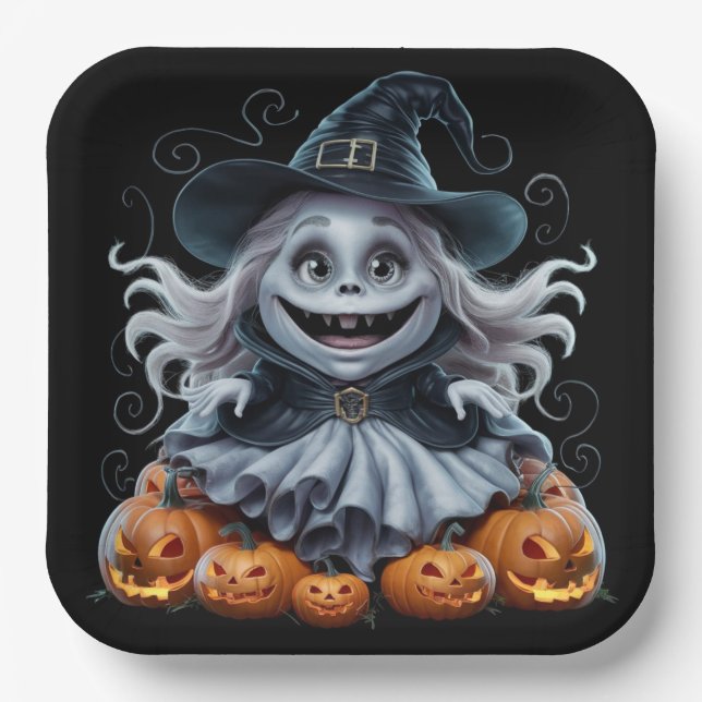 Plato De Papel Assiettes en carton  Série 1 Ghost 03 (Anverso)