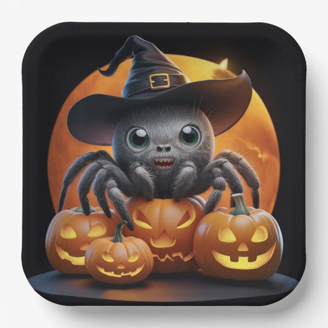 Plato De Papel Assiettes en carton  Série 1 Spider (Anverso)