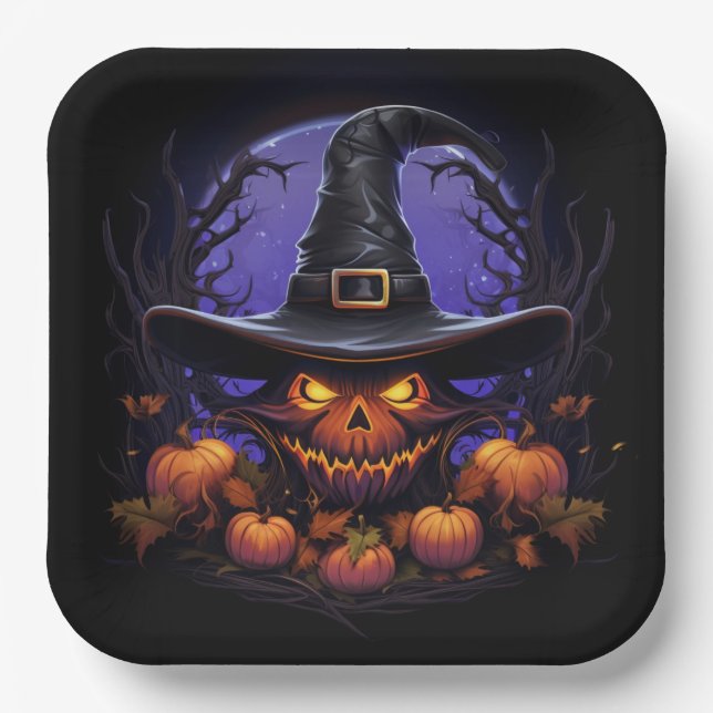 Plato De Papel Assiettes en carton Spectral Shadows (Anverso)