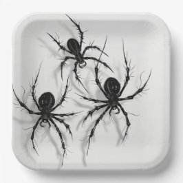 Plato De Papel Assiettes en carton Spider Série 4-7