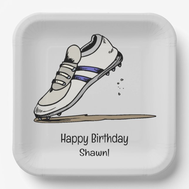 Plato De Papel Atletismo  (Anverso)