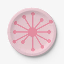 Atomic Age Retro Atom Single in Pink