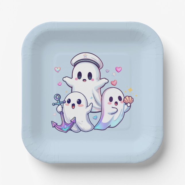 Plato De Papel ¡Atrapando el alta mar! (Anverso)