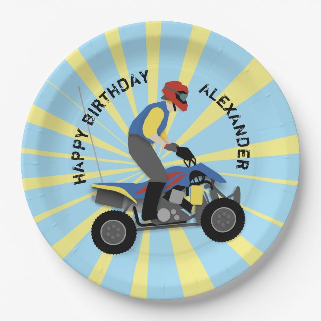 PLATO DE PAPEL ATV (Anverso)