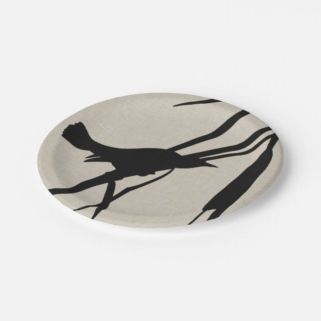 Plato De Papel Audubon Silhouette II (Angular)