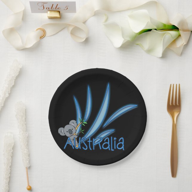 Plato De Papel Australia (Boda)