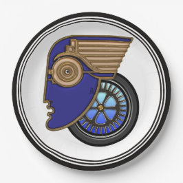 Plato De Papel Autopista Art Deco