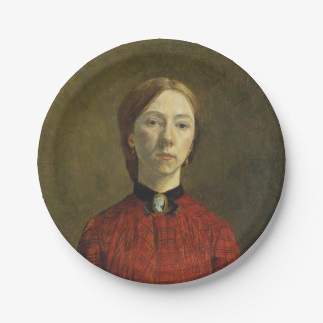 Plato De Papel Autoretrato (de Gwen John) (Anverso)