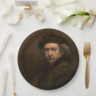 Plato De Papel Autorretrato de Rembrandt: Pintor de la Edad de Or