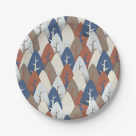 Plato De Papel Autumn Forest Medley