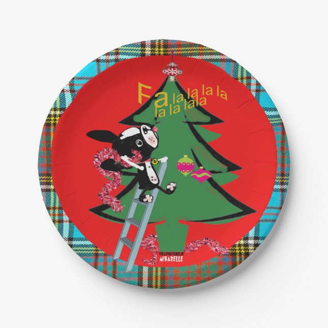 Plato De Papel Aventuras de la placa del mirabel holidayz18 (Anverso)