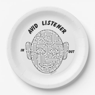 Plato De Papel Avid Listener