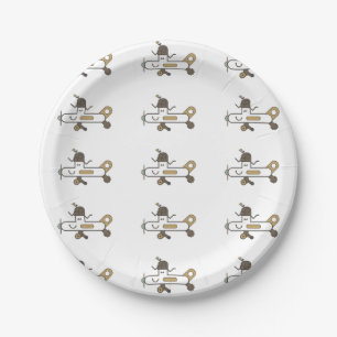 Plato De Papel Avión