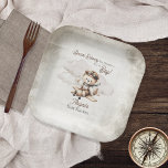 Plato De Papel Avión Teddy Bear entrega especial Baby Shower<br><div class="desc">Presentamos nuestra "Entrega Especial via Airmail . ... ... Es un diseño "A Boy", donde el encanto atemporal se une a la elegancia moderna en una celebración de nuevos comienzos. El diseño, en tonos grises y marrones neutros y mezclado con elegancia con el gris, es sofisticado y evoca una sensación...</div>