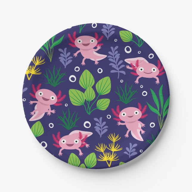 Plato De Papel Axolotl (Anverso)