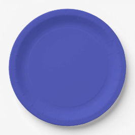 Plato De Papel Azul