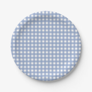 Plato De Papel Azul azul de la serenidad de la guinga