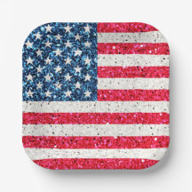 Azul blanco rojo Patriótico Norteamericano Fiesta