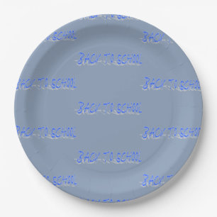 Plato De Papel Azul de sombra-BTS