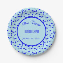 azul de sombrilla de playa repetidor patrón bon vo