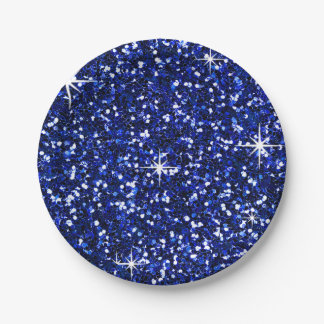 Plato De Papel Azules marinos del PURPURINA el |