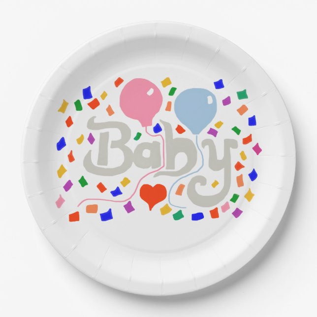 Plato De Papel Baby (Anverso)