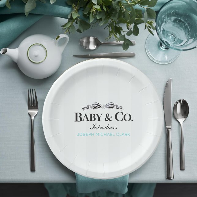 Plato De Papel Baby & Co Sip and See  (Subido por el creador)