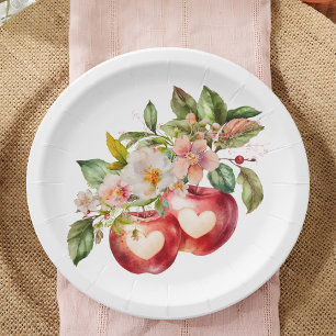 Plato De Papel Baby Shower Baby Shower de Apple