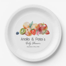 Plato De Papel Baby Shower Berry Sweet Fruit