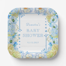 Baby Shower Blue Bow Boy