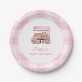 Plato De Papel Baby Shower Chica local