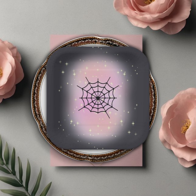 Plato De Papel Baby Shower de calabaza de Halloween (Subido por el creador)