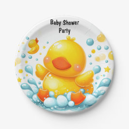 Plato De Papel Baby Shower de espuma de bolsita de juguete Bash T
