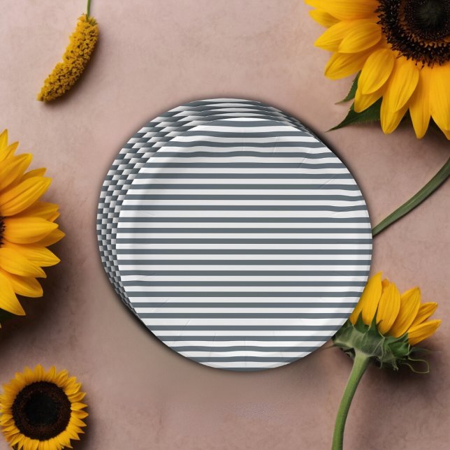 Plato De Papel Baby Shower de girasol azul (Subido por el creador)