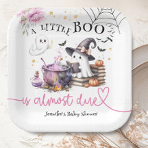 Baby Shower de Pink Little Boo Halloween