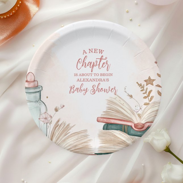Plato De Papel Baby Shower de un nuevo libro de historietas de ca (Subido por el creador)