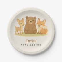 Baby Shower de Woodland Animals