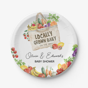 Plato De Papel Baby Shower local