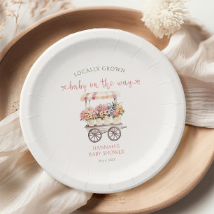Plato De Papel Baby Shower local
