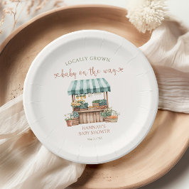 Plato De Papel Baby Shower local