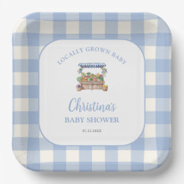 Plato De Papel Baby Shower local de Boy Grown