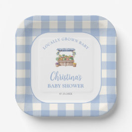 Plato De Papel Baby Shower local de Boy Grown