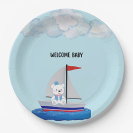 Plato De Papel Baby Shower Paper Plates