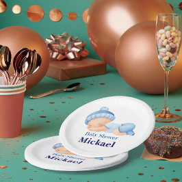Plato De Papel Baby Shower personalizado