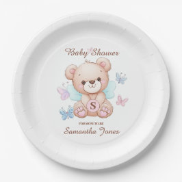 Plato De Papel Baby Shower personalizado